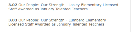 Lumberg and Lasley "Talented Teachers"